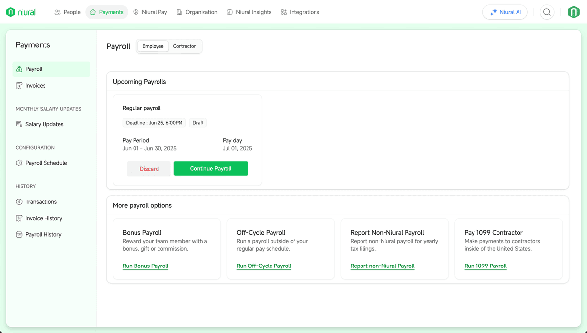 Niural Payroll image