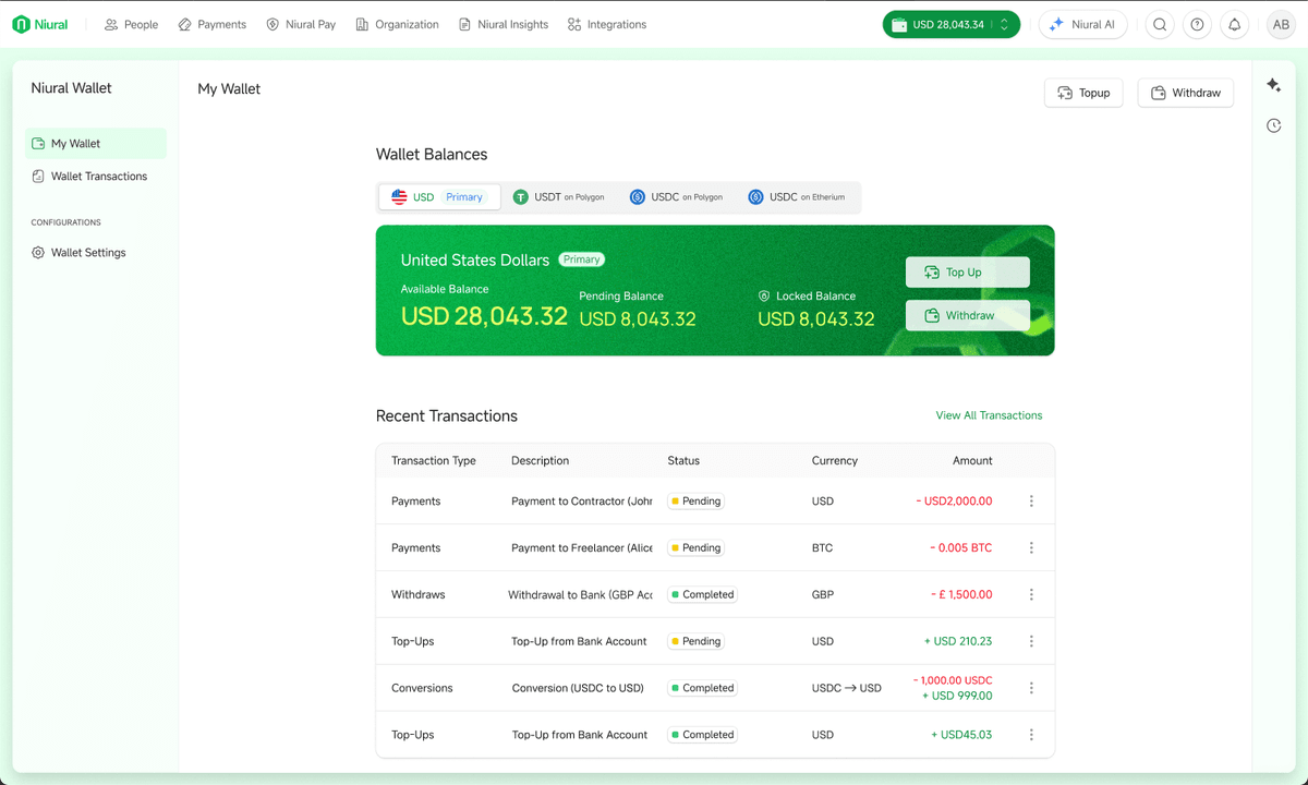 Niural Wallet image