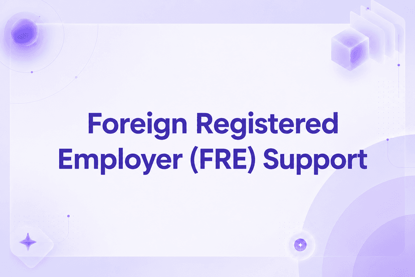 Foreign Registered Employer (FRE) Support in Niural