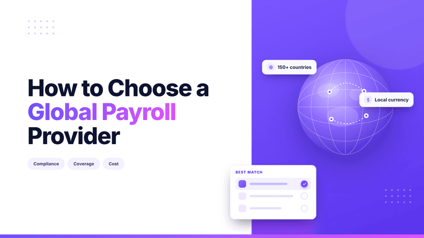 How to Choose a Global Payroll Provider